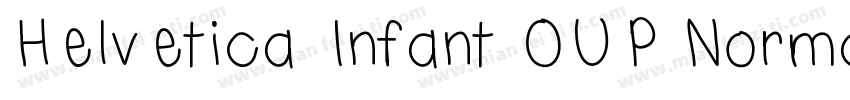 Helvetica Infant OUP Normal字体转换